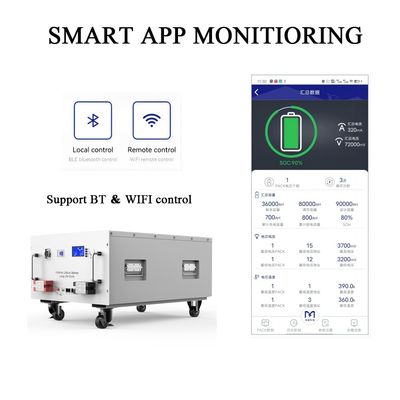 घर सौर ऊर्जा प्रणाली के लिए 280Ah 51.2V LiFePO4 सौर लिथियम बैटरी 15kwh OEM