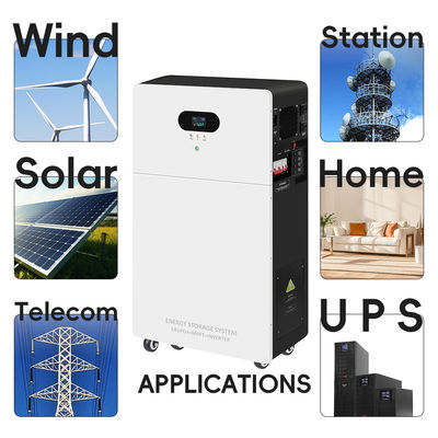 पावरफुल 5-10 kWh आउटपुट पावर रेंज ऑफ ग्रिड के लिए सौर ऊर्जा भंडारण बैटरी प्रणाली