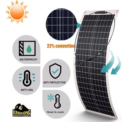 OEM लचीला सौर पैनल 200W पैनल आयाम 1590x710x2mm 100W 210W 310W 410W 525W