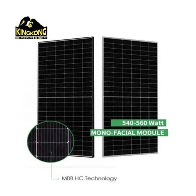 182 मिमी सेल आकार मोनोक्रिस्टलीय टाइगर प्रो 550W 540W सौर ऊर्जा प्रणाली के लिए सौर पैनल