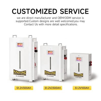 सौर लाइफपो4 बैटरी 48V 100Ah 200Ah 280Ah