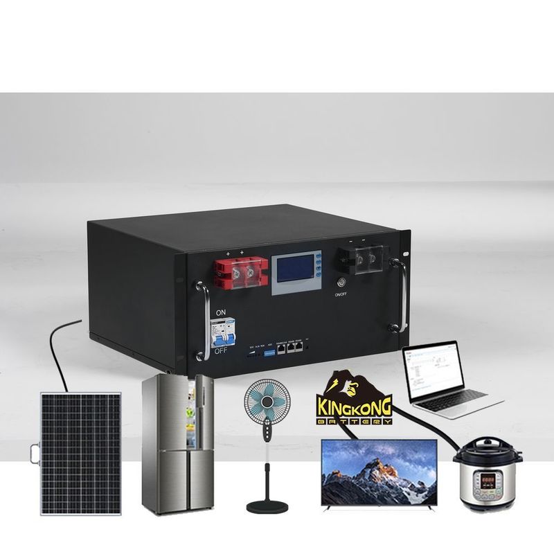 LiFePO4 280Ah 48V रैक माउंटेड लिथियम बैटरी 14Kwh सोलर होम एनर्जी स्टोरेज सिस्टम के लिए