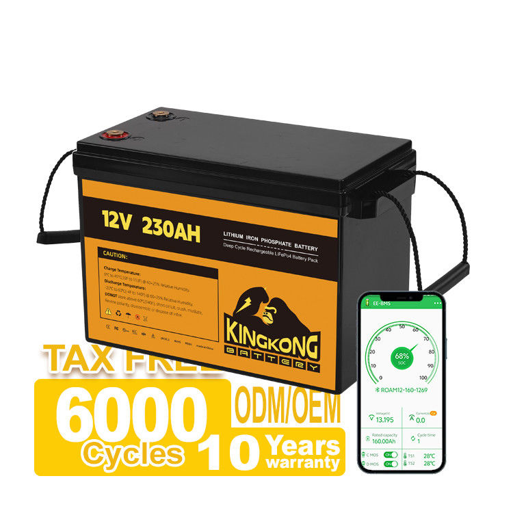 पावर टूल्स OEM ODM 12.8V 100ah 200ah 300ah एपीपी नियंत्रण के साथ 12V लिथियम बैटरी पैक
