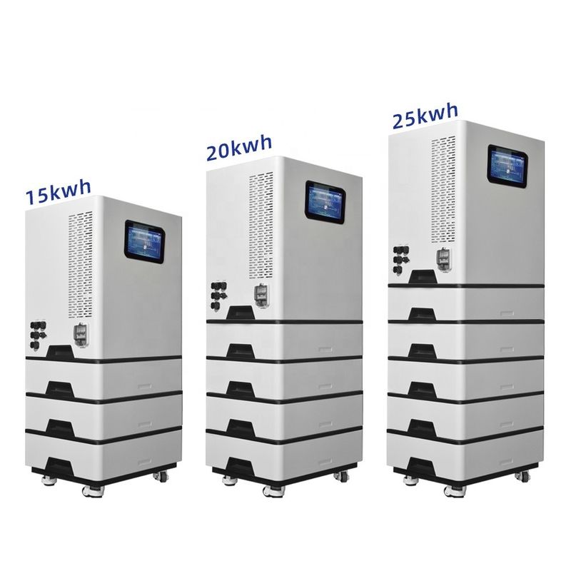 हाइब्रिड ग्रिड कनेक्शन स्टैक्ड स्मार्ट एनर्जी स्टोरेज बैटरी 10kw 15kw 20kw 30kw 35kw