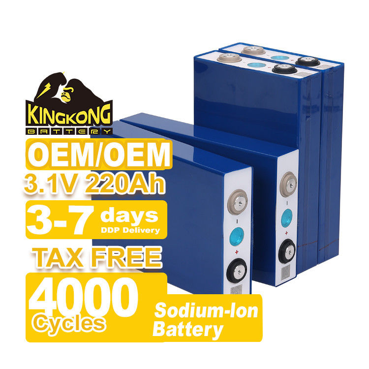 ना सोडियम आयन बैटरी सेल 3.1v 220ah इलेक्ट्रिक बाइक के लिए -10C ऑपरेटिंग तापमान
