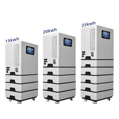 हाइब्रिड ग्रिड कनेक्शन स्टैक्ड स्मार्ट एनर्जी स्टोरेज बैटरी 10kw 15kw 20kw 30kw 35kw