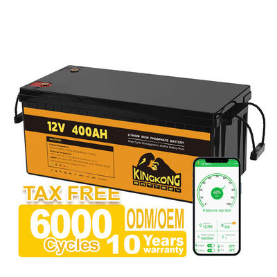 सौर ऊर्जा भंडारण के लिए उच्च क्षमता 12V 200Ah 300Ah 400Ah लिथियम बैटरी पैक