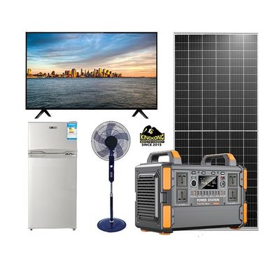 500W/1KW लिथियम बैटरी घर टीवी और रोशनी के लिए पोर्टेबल सौर ऊर्जा प्रणाली जनरेटर