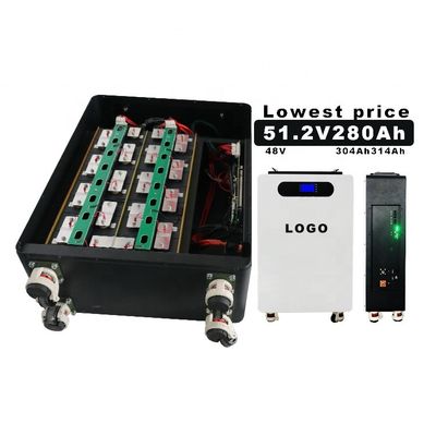 24V 48V 230AH 280AH 16s DIY बैटरी बॉक्स अनुकूलित OEM बॉक्स के लिए 15kwh Lifepo4 बैटरी